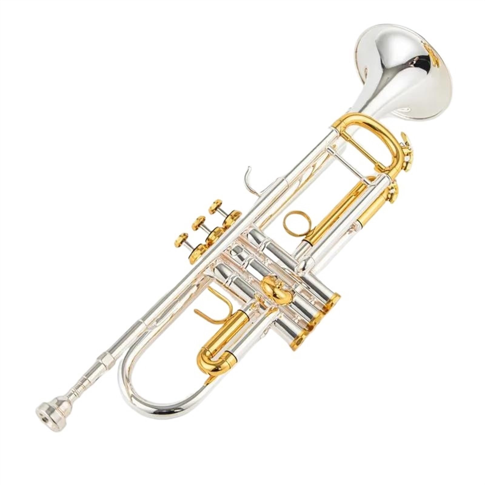 instrument muzyczny trąbka Trąbka Bb Posrebrzana Trąbka Mały Mosiężny Instrument Muzyczny Trompeta Professional High Grade
