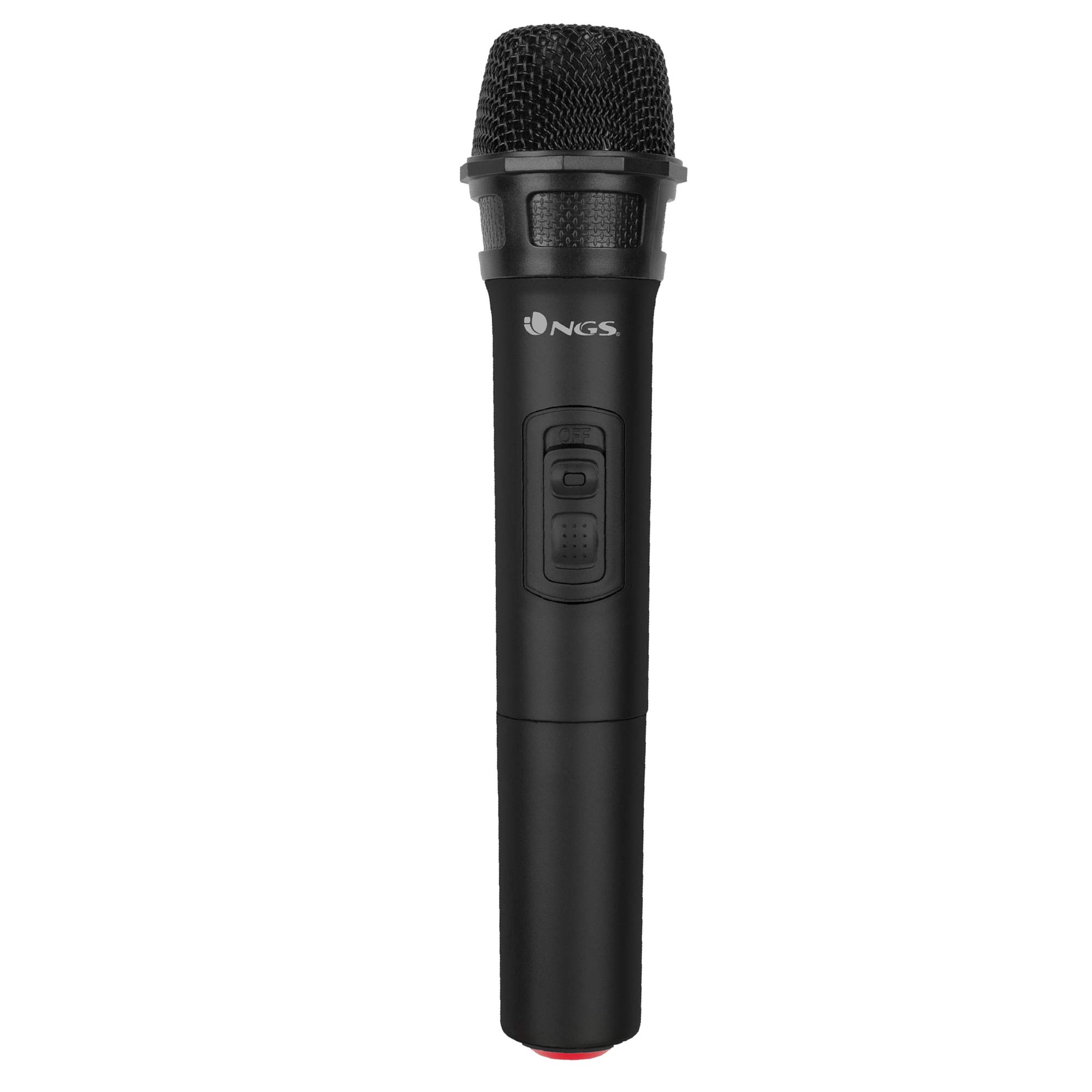 NGS Singer Air - Micrófono Inalámbrico Vocal Dinámico, Alcance de 20 Metros y Plug&Play