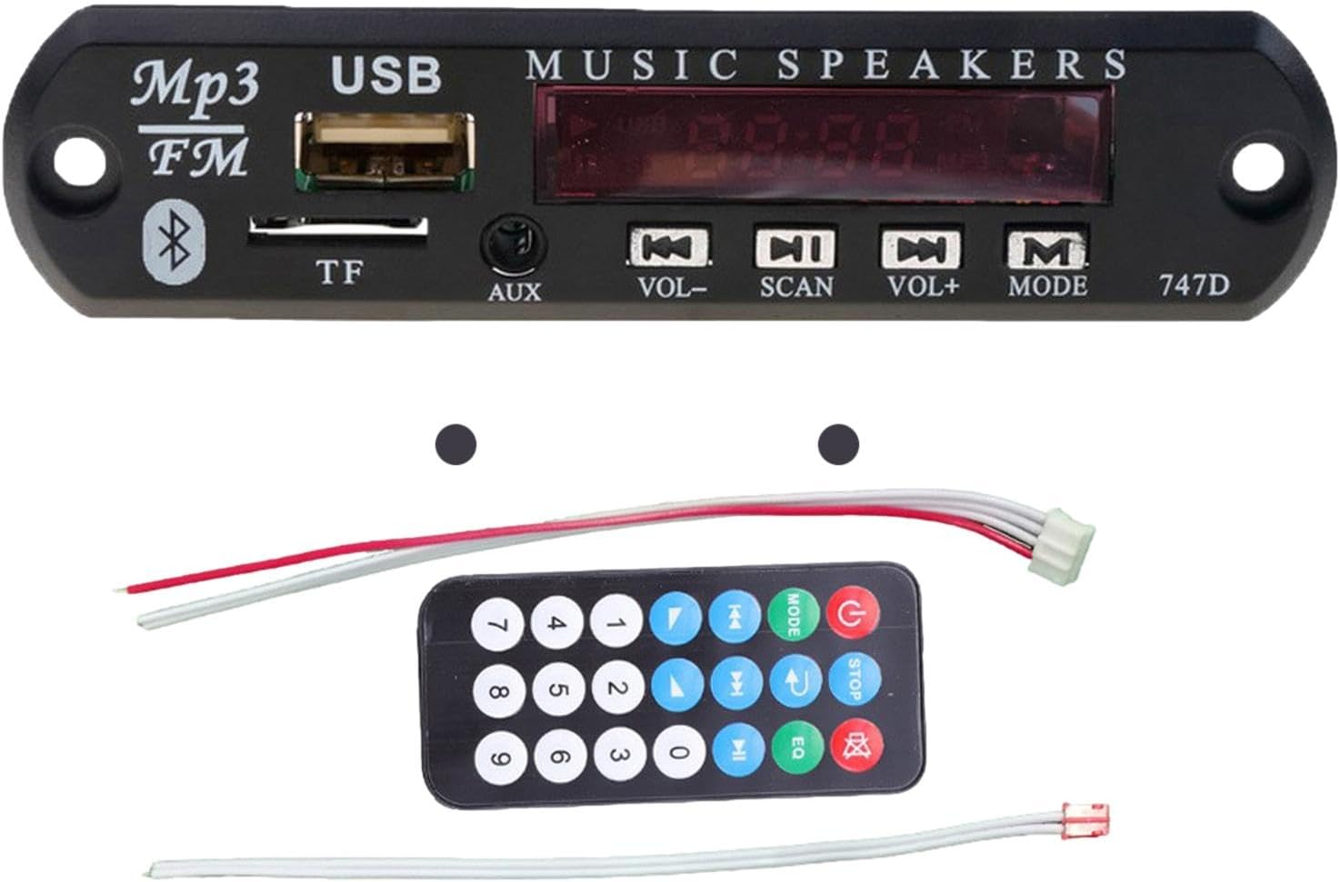 Amazon.co.jp MP3 デコードボード ワイヤレスデコードボードモジュール カーミュージックデコードボード、ブルートゥース