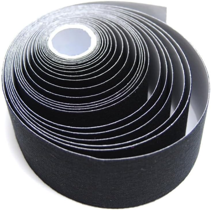 2 Rolls 32.8 Feet Turf Tape Football Black and White (4 inch)