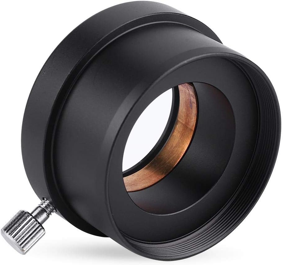 BigKing 2 to 1.25 Telescope Adapter,2" to 1.25" Telescope Eyepiece Mount Adapter Black Metal Accessories Adaptor