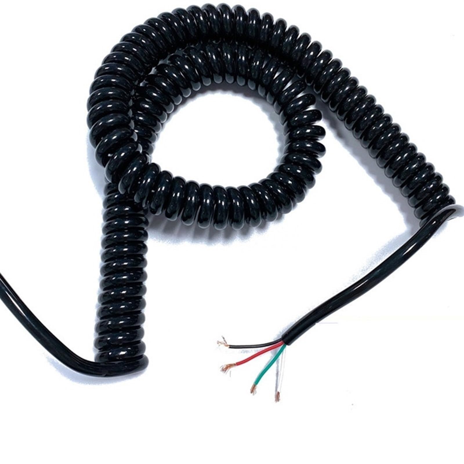 Teleskopfeder-Spiralkabel 2-adrig, 1 Mm², 17 AWG,  Produktbild-Vorschau 1