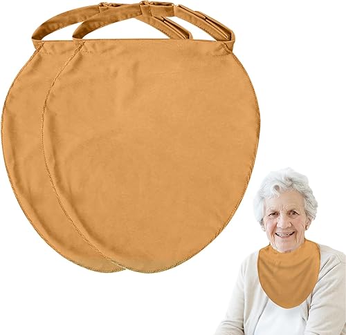 Cubierta de traqueotomía - Protector de estoma de cuello suave para cuidado poscirugía - 5 colores - Correas ajustables