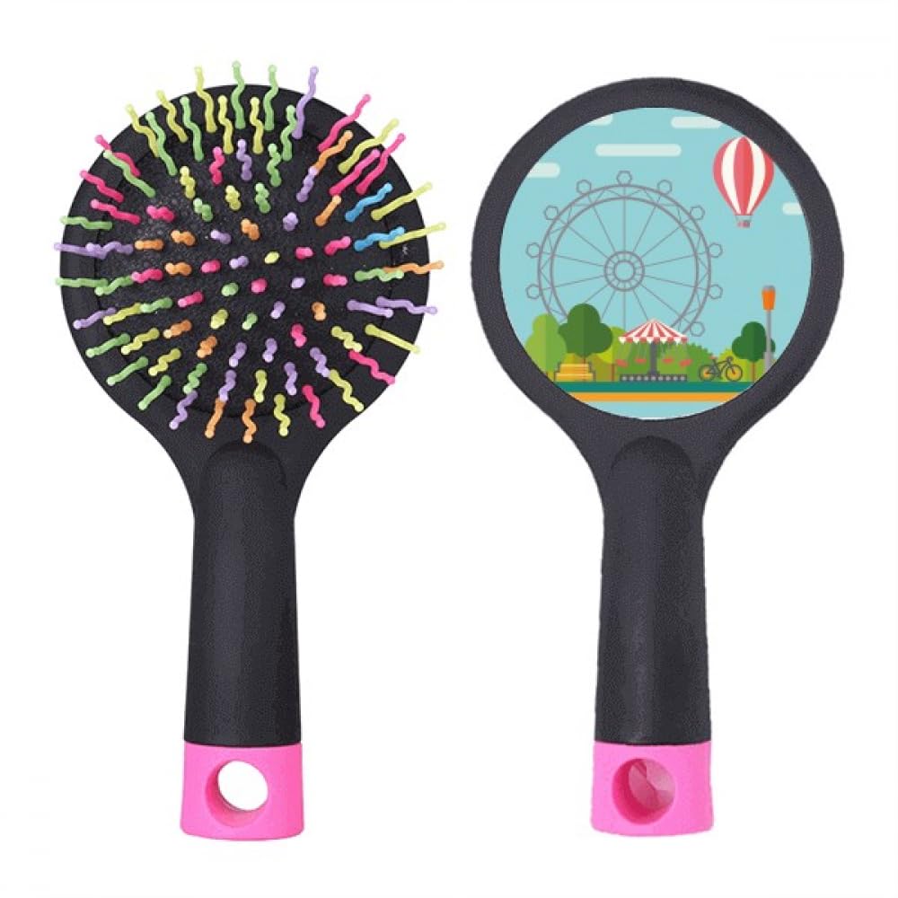 Brosse à cheveux anti-casse ballon et parc d'attractions
