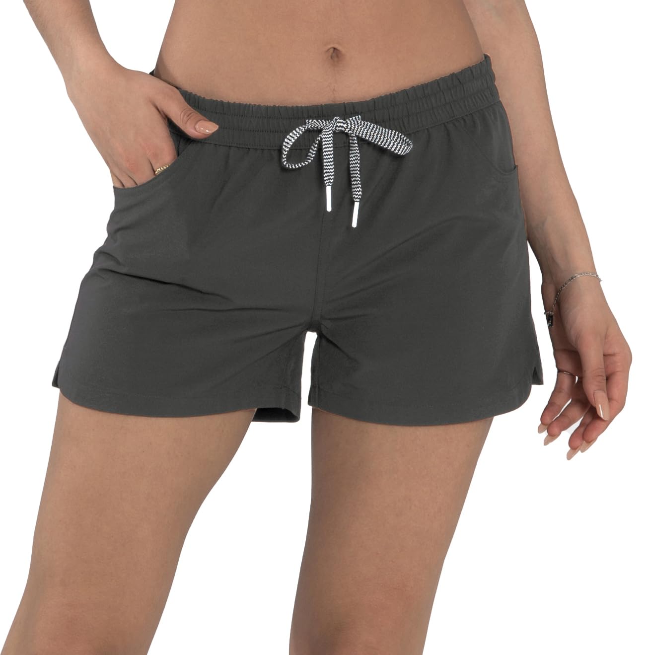 Actleis Womens Swim Shorts UPF50+ Board Shorts Quick Dry Beach Shorts Drawstring Sports Summer Bottom