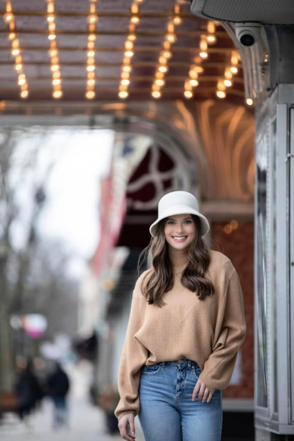 Britt's Knits Cloche Style Adjustable Bucket Hat for Women Vintage Hat