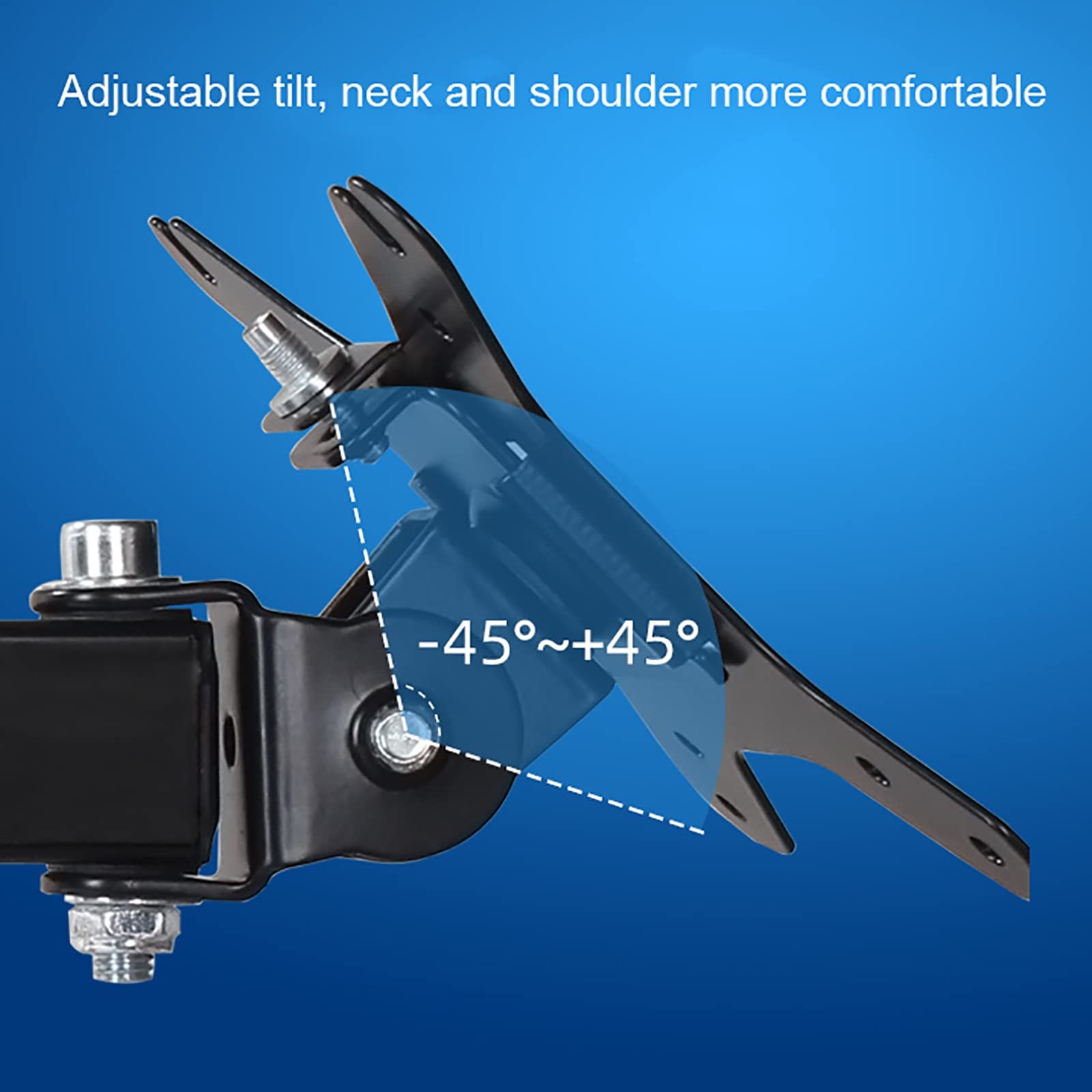 Supporto per Doppio Monitor, Robusto Supporto da Scrivania con Bracci Completamente Regolabili per 2 Schermi Fino A 32 Pollici, Facile da Installare.