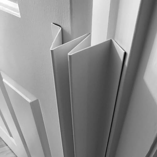 Miniatura 9 de Bisagras de puerta comerciales, protectores de dedos para niños, protector de pellizco de puerta interior para seguridad de dedos de bebé, kit