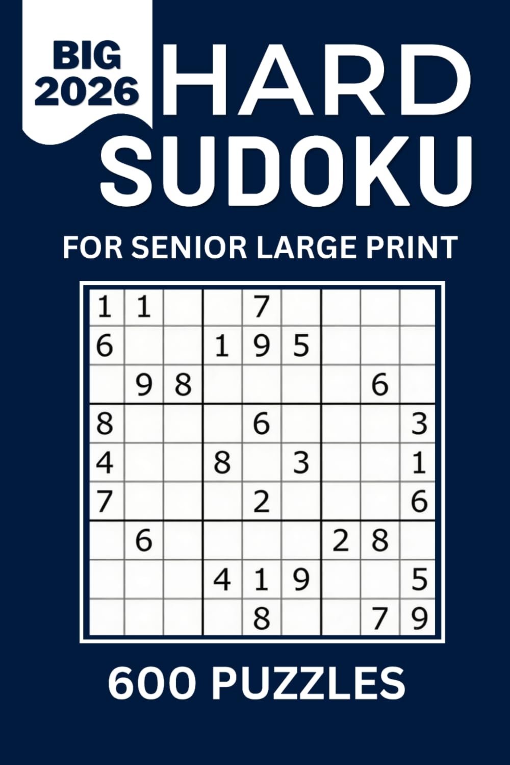 Hard Sudoku: For Senior Large Print