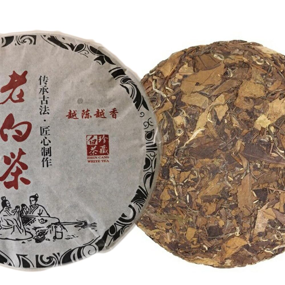 Torta Di Tè Di Peonia Bianca Antica Organic Fuding Ecology Shoumei Bai Mu Dan Tè Bianco 300g