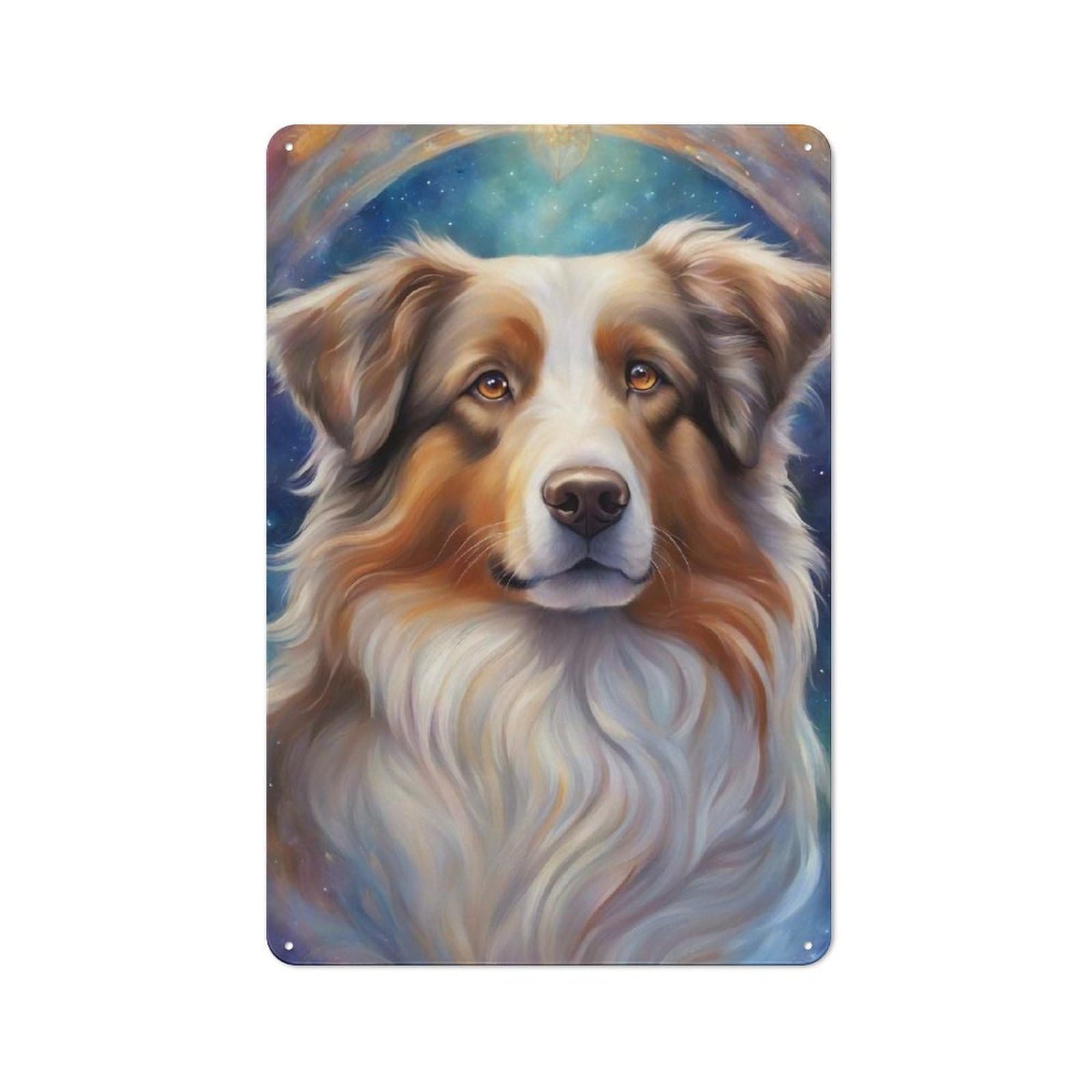 Smart Dog00091 Decorative Metal Sign 30x20cm, Studio Wall Plaque for Hobby Room, Office, Lounge Or Living Room