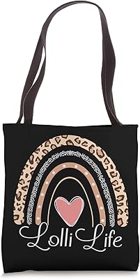 Lolli Life Boho Rainbow Funny Grandma Tote Bag