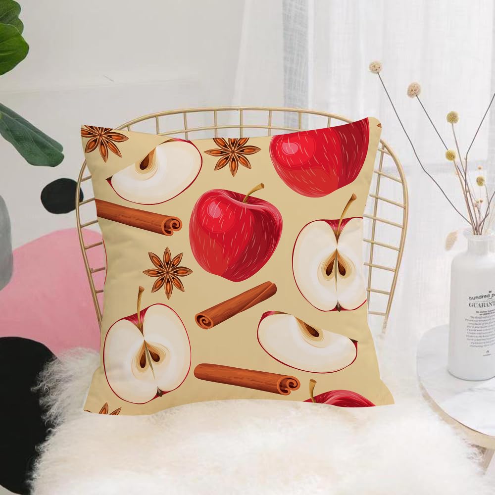 HYMSXW Cushion Cover,Throw Pillow Case Home Decorative for Living Room Bedroom Sofa Chair 20X20 Inch,Close-up portrait of s, red s and spices,Pillowcase 50X50cm