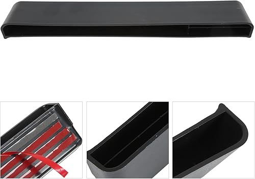 Miniatura 4 de KIMISS Caja de almacenamiento de consola central, caja de almacenamiento de consola central, reemplazo de contenedor ABS negro para clase B GLA GLB