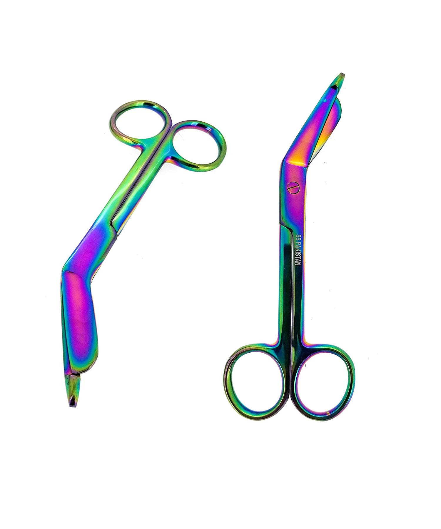 Titanium Lister Bandage Scissors - Rainbow Colors -2 Titanium Lister Bandage Scissors - Rainbow Colors -2