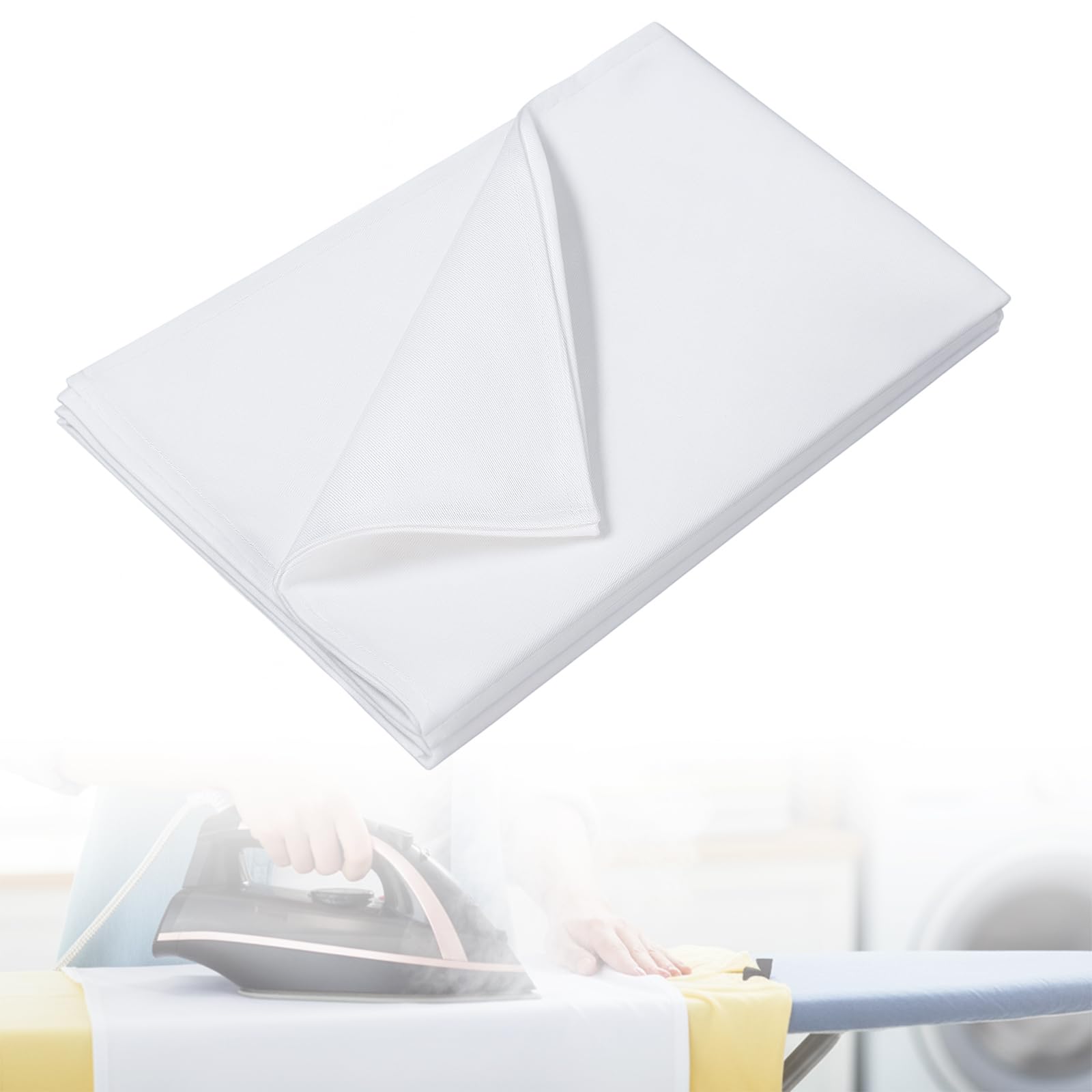 2 Pcs Cotton Ironing Cloth to Protect Clothes 20 X 27 Pressing Cloth for Ironing Fabric Press Clothing Sewing and Iron Fabric Protector Press Tool - 1