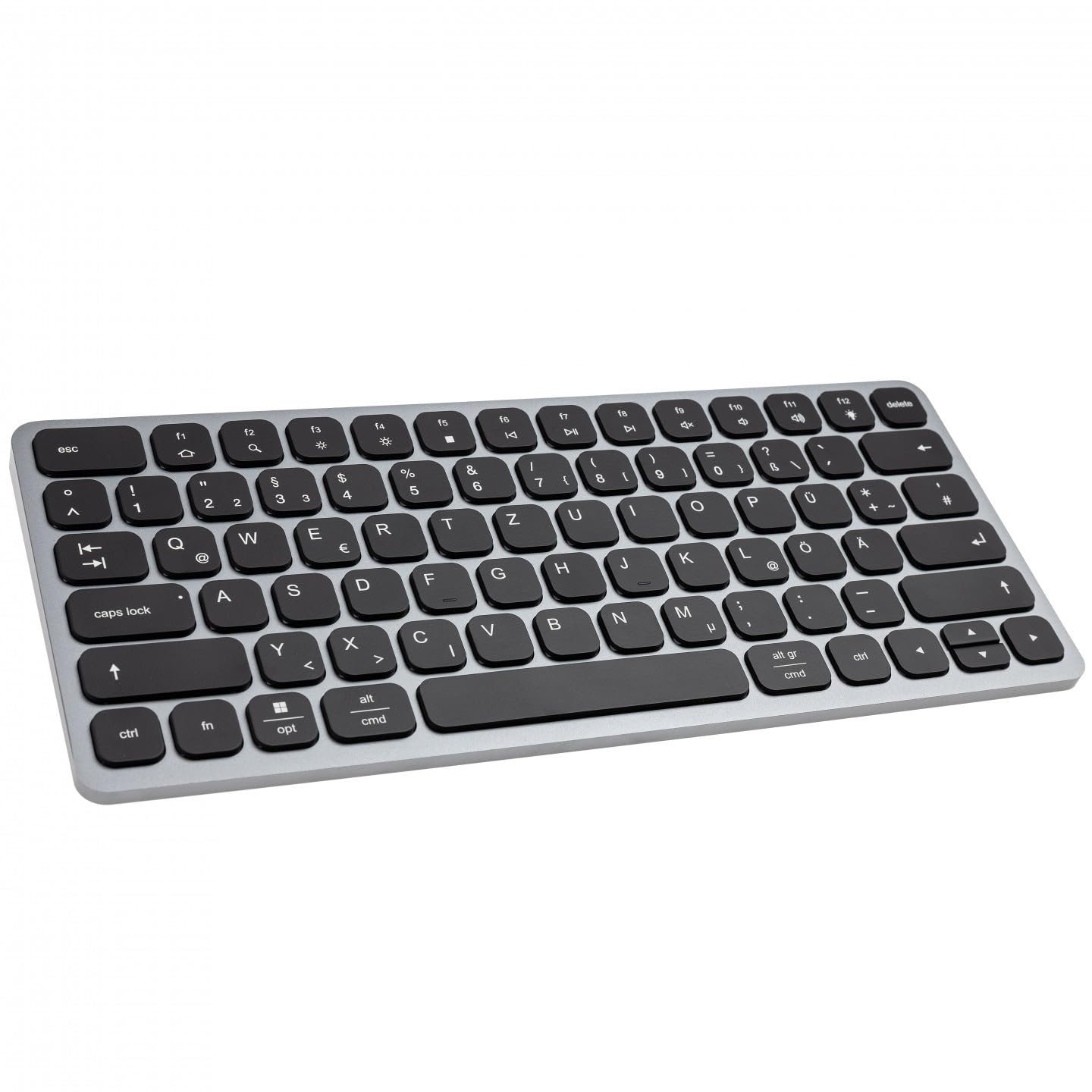 HMC-KB keyboard USB-C 5Gbps with HUB, microSD/SD, 3x USB-A, HDMI 4K/60Hz, PD 100W, Audio, DE