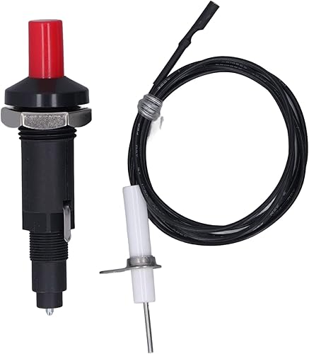 Miniatura 6 de UPQRSG Juego de 2 kits de encendido por chispa piezoeléctrica, 1 salida 2 encendedores de botón de propano, encendido de botón de encendido con