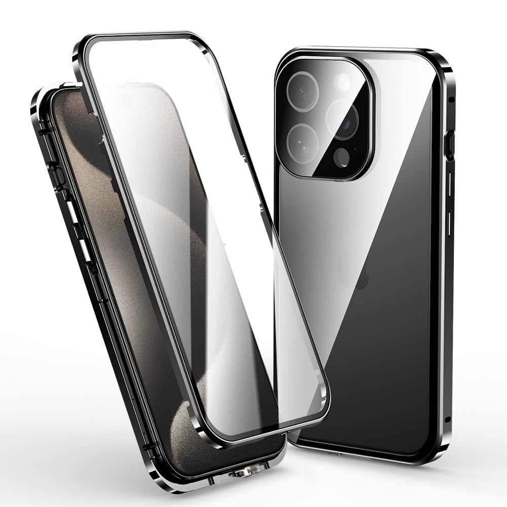 Coque magnétique iPhone 15 Pro intégrale avec verre de caméra - 8
