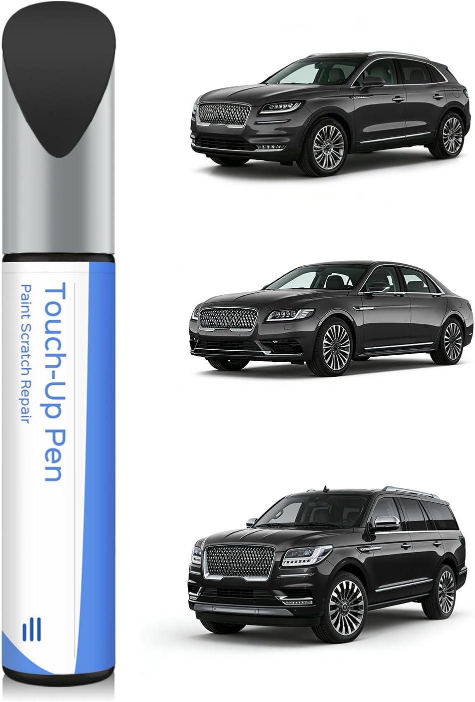 M7 Asher Gray Touch Up Paint Compatible with Lincoln Exact Match Chips and Nicks Touch Up