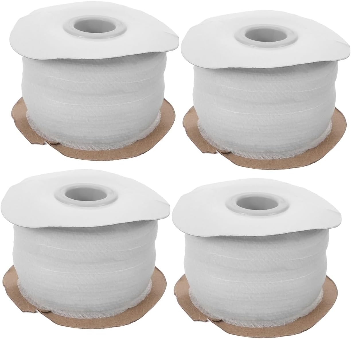 Gogogmee 4rolls Fusible Interfacing Strip for Sewing Easy Alignment Center Line Versatile for Garment Home Bonding Non-Woven Fabric