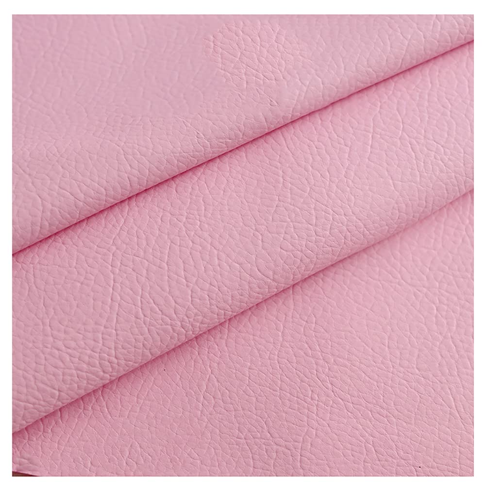 Tissu simili cuir au mètre imperméable rouge pour tapisserie ameublement et canapé