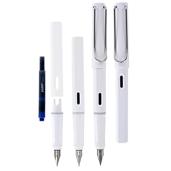 Amazon.com : Lamy Safari White Fountain Pen - Fine Nib L19
