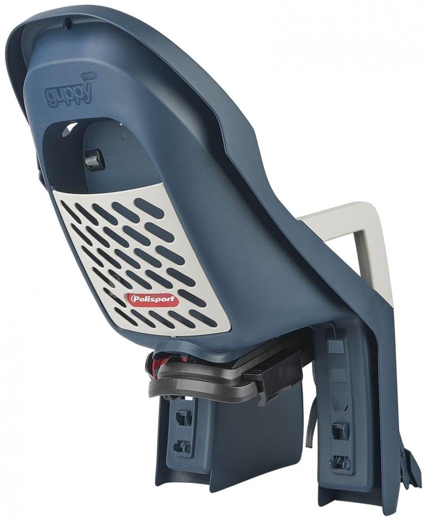 Siège de vélo arrière POLISPORT Guppy Maxi CFS fixation porte-bagages