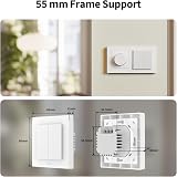 Aqara Shutter Interruttore H2 EU, Protocollo Thread/Zigbee, Per Tapparelle/Tende, 2 Pulsanti Wireless Extra, Matter, Compatibile con Apple Home, Alexa, Home Assistant e Google Home (con Neutra) - 8