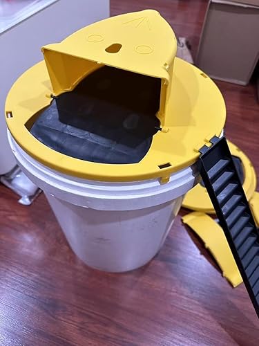 Trampa para ratones, trampas para ratones para interiores para el hogar, 5 galones, trampa para ratas, reinicio automático, reutilizable,