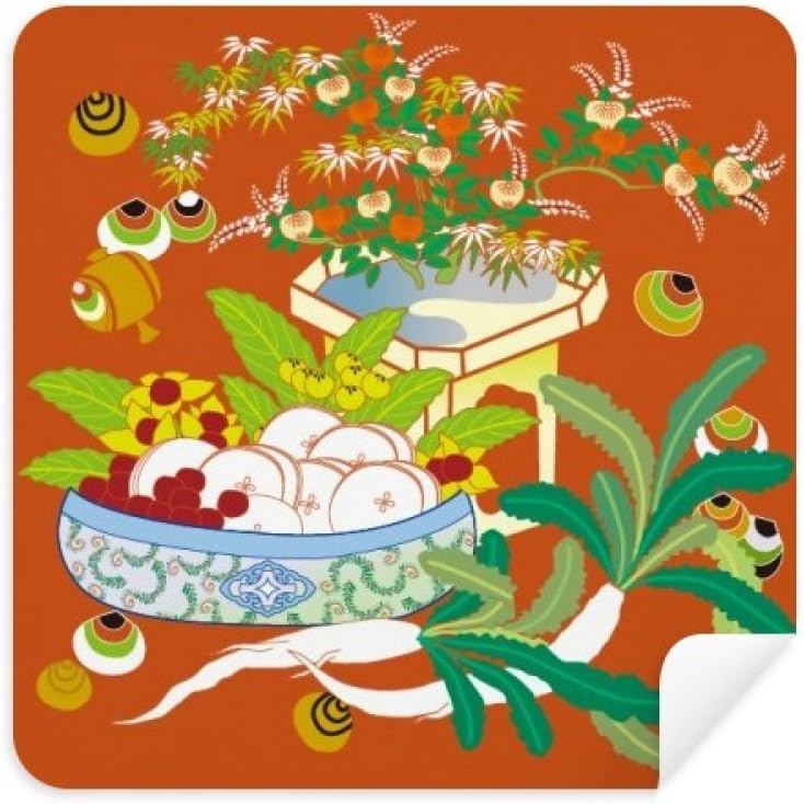 Painting Colorful Culture Glasses Cloth Screen Cleaner Suede Fabric 2 Pack