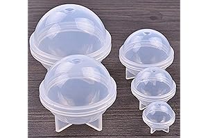 5Pcs Ball Sphere Paperweight Silicone Mold for Resin Epoxy Jewelry