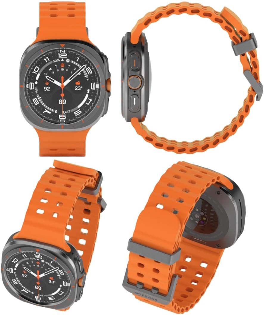 Samsung Galaxy Watch Ultra 2025 (64GB, 47mm, Unlocked LTE) AI Smartwatch with 1.5" AMOLED, Wi-Fi, Bluetooth, Heart Rate, GPS Fitness Tracker, International Model (Fast Charger Cube Bundle, Grey) - Image 2