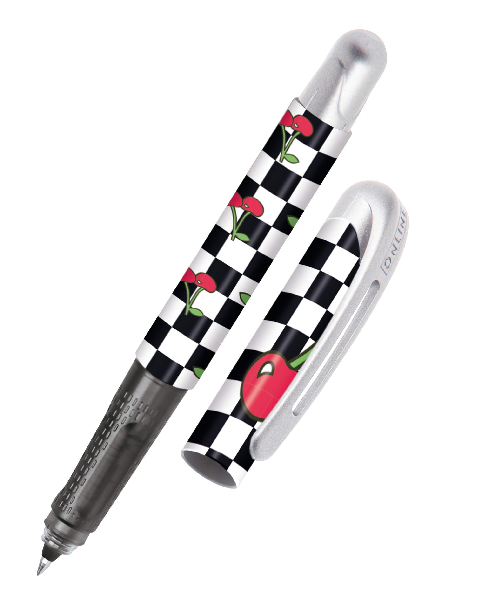 Online Ink Cartridge Rollerball College Cherry | Special Edition Best of 35 | Ergonomic grip for right- and left-handed users | Standard ink cartridges, including a blue combination cartridge