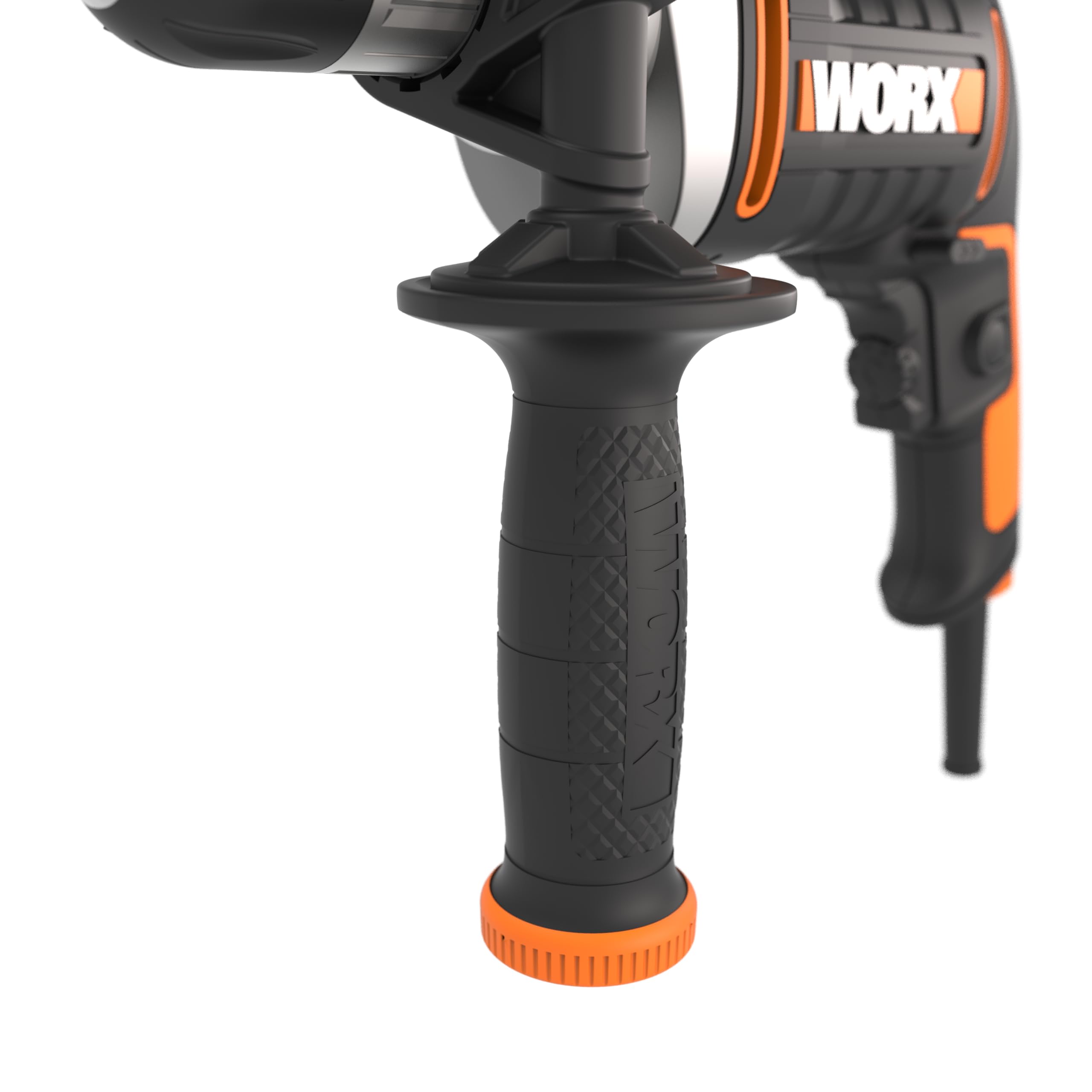 WORX WX328 Taladro percutor 800W, 3.000 r.p.m, 48.000 i.p.m, portabrocas 13mm, velocidad variable, para perforar en obra, taller y hogar, 6 borcas y maletín incluido