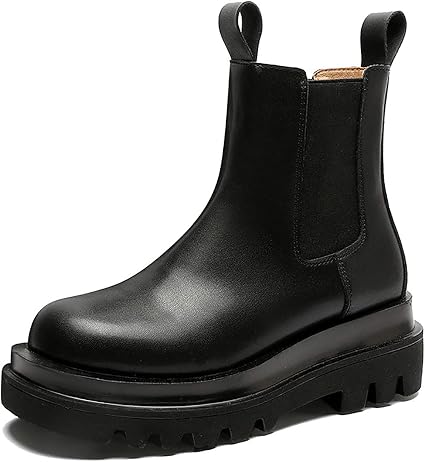 Amazon.com: JXILY Botas altas, botas de chelsea, botas Martin, zapatos de  plataforma para mujer, botas cortas y regordetas de invierno, botines  cortos, tacones altos de piel sintética : Ropa, Zapatos y Joyería