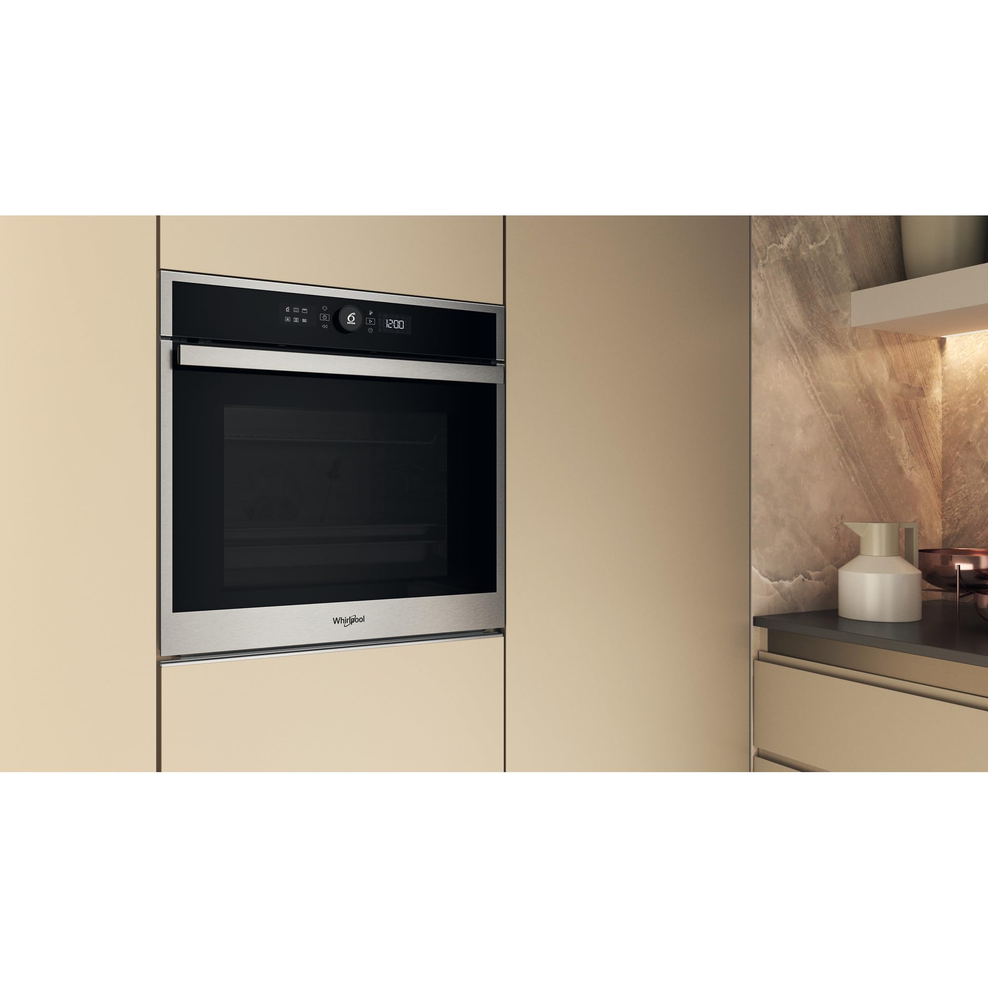 Whirlpool - Horno Integrable WOI4S8PPM1SX (Multifunción)