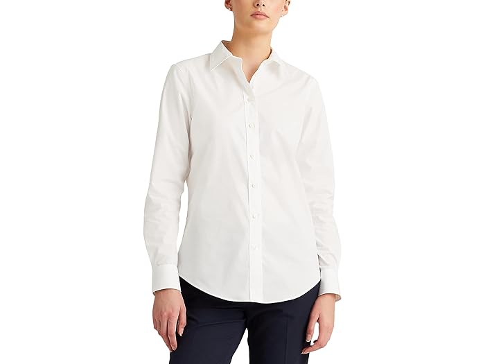 Easy Care Stretch Cotton Shirt - Image 3