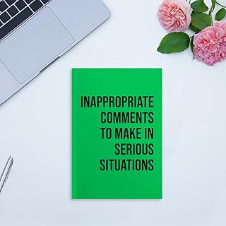 Notebook Journal, Notebooks for Work, Note Taking Writing Funny Office Accessories Gag Gifts for Coworker Professor Leader Friendship Graduation Boss Day Green Cover Notes 5.7 x 8.3 Inches 40 Sheets