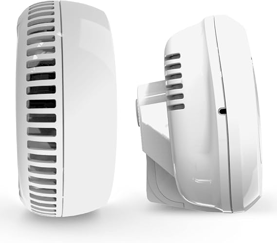 FireAngel Smoke and Carbon Monoxide Alarm 2-Pack - SB1-R Toast Proof Optical Smoke Alarm for Home and FA3313 10-Year Life Carbon Monoxide Detector with Replaceable Batteries - CO and Fire Safety Set