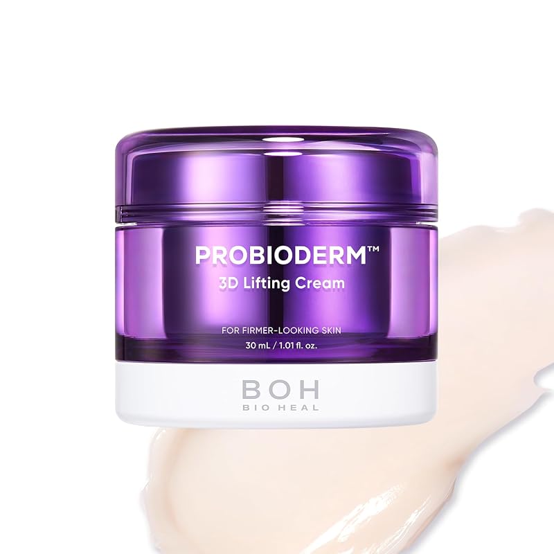 Creme noturno facial BIOHEAL BOH Probioderm 3D Lifting com complexo de 17 peptídeos, 30 mL