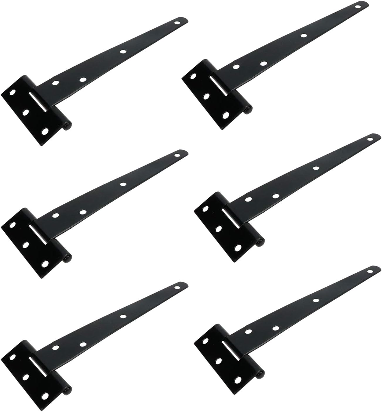 T Hinges 6 Inch Mcredy Hinges Heavy Duty Black TStrap Hinge Hardware