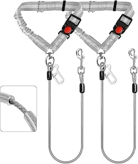 Dog Seat Belt for Car,Chew Proof Dog Car Seat Belt,2 in 1 Car Harness