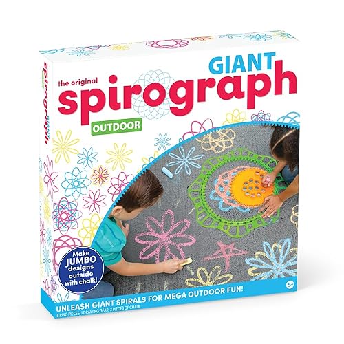 Spirograph Giant Outdoor Jumbo Sidewalk Chalk - Arts and Crafts