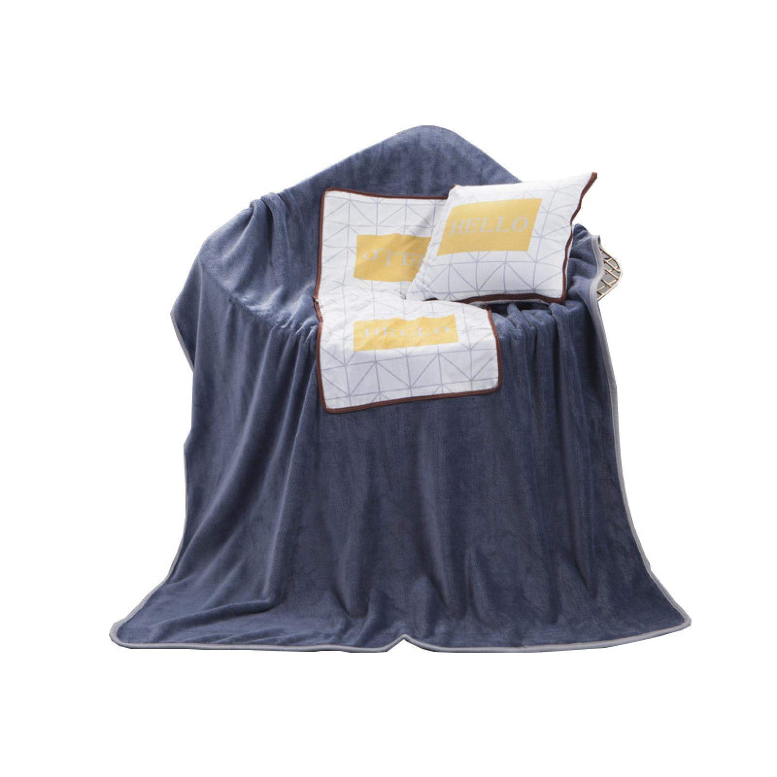 OIFAODAO Blanket pillow, 2 In 1 Cushion Throw Pillows,travel pillow blanket, in,Multifunctional Car Pillow Quilt