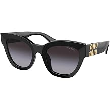 Sunglasses Miu MU 1 YSF 1AB5D1 Black Grey Gradient