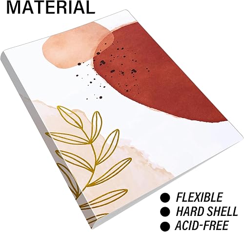 Miniatura 5 de GABraden Art Portfolio - Carpeta portafolio de 30 bolsillos de 9 x 12 pulgadas para exhibición de obras de arte, 60 páginas, carpeta con fundas de