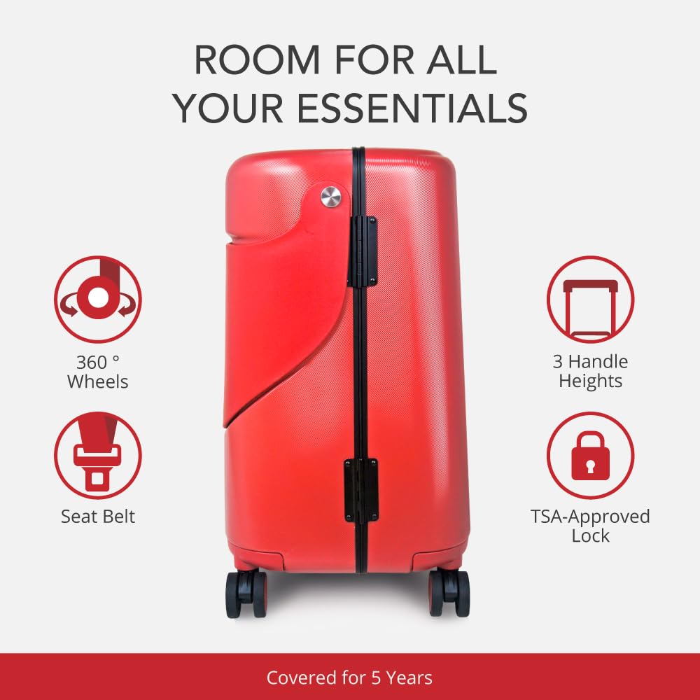 TMKG! さん専用　miamily Amazon.com | MiaMily 4-Wheel Carry On Luggage with Seat for