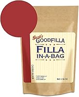 Vista 15 de GoodFIlla Blanco, 12 onzas, polvo de relleno de madera y granos, teñible, pintable, lijable, versátil Cero desperdicio