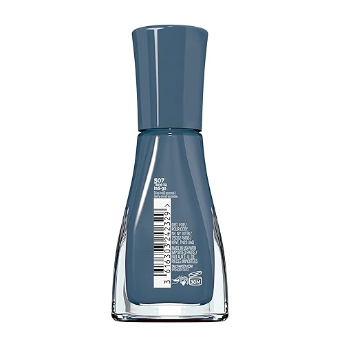 Miniatura 8 de Sally Hansen Insta-Dri - Esmalte para uñas Time to Indi-go de la colección City Chic en color índigo de 0.31 onzas líquidas